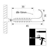 Uchwyt USMH-10 (100szt.) 15.1 46037 OPATÓWEK
