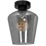 Milagro plafon Santiago Smoked E27 czarny MLP6603