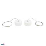 ROZETA SUFITOWA OKRĄGŁA BIAŁA Z LINKĄ 100CM