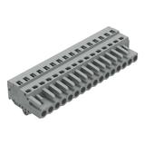 MCS-MIDI Classic gniazdo 16-bieg. szare raster 5 mm /25szt./ WAGO
