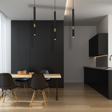lampa wisząca Monza 3xG9 czarno/złota MLP6334 Milagro