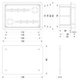 Puszka podtynkowa Pp/t-(76x116x52) 11.2 OPATÓWEK