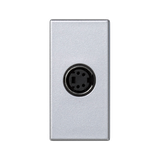 Simon CONNECT Płytka K45/2 gniazda S-Video 22,5x45mm+wkład; zaciski śrubowe; a