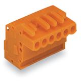 MCS-MIDI Classic gniazdo kątowe 23-bieg. pomarańczowe raster 5,08 mm /10szt./ WAGO