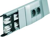 tehalit.LFF Kanał z łącznikami 40x110mm aluminium LFF401100ALU HAGER