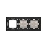 Simon 54 Touch Panel dotykowy S54 Touch 3 moduły 4 pola dotykowe + 4 pola dotykowe + 1 otwór na osprzęt S54 srebrna mgła DSTR3440/71 KONTAKT
