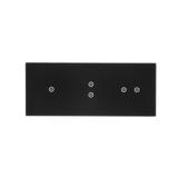 Simon 54 Touch Panel dotykowy S54 Touch 3 moduły 1 pole dotykowe + 2 pola dotykowe pionowe + 2 pola dotykowe poziome zastygła lawa DSTR3132/73 KONTAKT