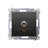 Simon 54 Gniazdo antenowe SAT pojedyncze Do instalacji indywidualnych czarny