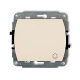 TREND Mechanizm łącznika zwierny dzwonek podświetlanego beżowy