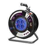 Przedłużacz bębnowy 4 gniazda (schuko) kabel PVC H05VV-F 3x1,5mm2 długość - 50m STAŁE GNIAZ OR-AE-13