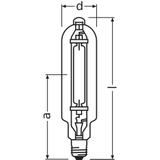 Lampa wyładowcza HQI T 2000W N/SN/ SUPER