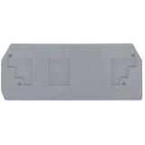 ścianka końcowa szara