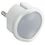LAMPKA LED Z REGULACJĄ DO GNIAZD 2P+Z - BIAŁA, Legrand