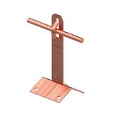 Uchwyt dachowy, szczytowy Z-zagięcie H=12cm /CU/