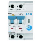 AFDD-20/2/B/003-A Przeciwpożarowy detektor iskrzenia 10kA B20A 2P 30mA typ A 187219 EATON