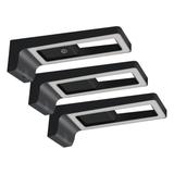 ARTUS zestaw 3 lamp podszafkowych LED, 3x3W, 3x225lm, 4000K, z włącznikiem dotykowym i USB, czarne