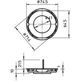 UV 70 SD, POKRYWA CZER.PUSZKI POD.70