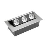 GTV PRZEDŁUŻACZ BIURKOWY 3X GNIAZDO Z UZIEMIENIEM, ALUMINIUM AE-PB03GU-53 GTV Poland