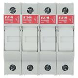 4P 10X38MFH30A 600V Midget withindicator Podstawa wkładki cylindrycznej 10x38 4P 32A 690VAC wskaźnik