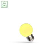 LED KULKA E-27 230V 1W YELLOW  PCV SPECTRUM+