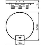 RKSRN2UZD3R9VS25, Okrągła kaseta z wyj.przewodu