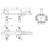 Prowadnica do młota Bosch typ GSH 27, St/tZn 600050 DEHN