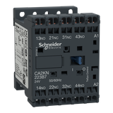 Miniaturowy stycznik pomocniczy, TeSys K, 2NO 2NC, cewka 24VAC, zaciski sprężynowe