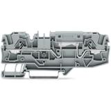 2-przewodowa złączka przelotowa 6mm2 szara /25szt./ 2006-1601 WAGO