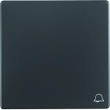 BERKER Q.x Klawisz z nadrukowany symbol dzwonek do łącznika 1-klawiszowego antracyt aksamit 16206056