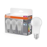 Żarówka LED x3 A60 E27 10W = 75W 1055lm 4000K Neutralna 150° BASE Osram
