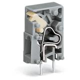 złączka przepustowa do p.drukowanych szara raster 5 mm