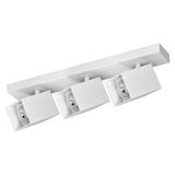 KUBAR SP 3, oprawa ścienno-sufitowa, GU10 max. 3x35W, IP20, biała