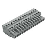 Gniazdo MCS‑MIDI Classic 14‑biegunowe szare raster 5mm 231‑114/102‑000 /25szt./ WAGO