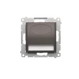 Simon 54 Oprawa oświetleniowa LED 230 V AC 1.1 W białe neutralne 4000 K brąz mat DOSB.01/46 KONTAKT