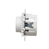 Simon 55 Ściemniacz obrotowy do LED ściemnialnych 230 V 2–200 W Biały mat TES9L.01/111 KONTAKT