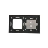 Simon 54 Touch Panel dotykowy S54 Touch 2 moduły 2 pola dotykowe pionowe + 1 otwór na osprzęt S54 burzowa chmura DSTR230/72 KONTAKT
