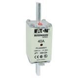 PV-40ANH1 Wkładka PV NH 40A 1000V DC PV rozmiar 1 podwójny wskaźnik PV-40ANH1 EATON