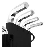 Klucze sześciokątne 1.5-10 mm, zestaw 9 szt.