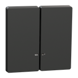 Merten, Klawisz podwójny z okienkiem sygnalizacyjnym, D-Life, antracyt