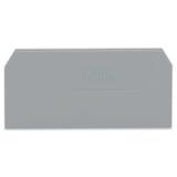 ścianka końcowa szara