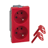 Simon CONNECT TSC-50000459-037 Gniazdo podwójne S500 DATA z/u 2x230V 16A; z