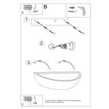 Sollux Kinkiet ceramiczny OSKAR SL.0160