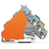 złączka do elementów wykonawczych z PE 2,5 mm2 do wtyków bezpiecznik.