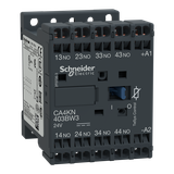 Stycznik pomocniczy 4 NO 24 V DC cewka o niskim zużyciu CA4KN403BW3 SCHNEIDER