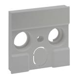 Niloe Step Plakietka Gniazda Tv Zewnętrznych Producentów 3 Otwory- Kolor Aluminium 863384 LEGRAND