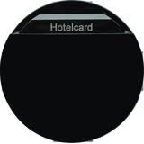 R.classic/1930/Glas Łącznik przekaźnikowy na kartę hotelową czarny Berker 16402035 WLN8010BG HAGER