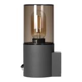 SALVIA oprawa ogrodowa hermetyczna z czujnikiem PIR E27 max. 15W IP54 szara AD-OP-6573GE27PPR ORNO