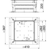 UZD165220/250-3, PUSZKA PODPODŁOGOWA