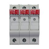 3P&Neutral 30A 600V MFH For 10X38 Midget Podstawa wkładki cylindrycznej 10x38 3p+1N 32A 690VAC CHM3D