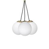 Milagro lampa wisząca Sparta 3xE14 czarno/złota MLP6499